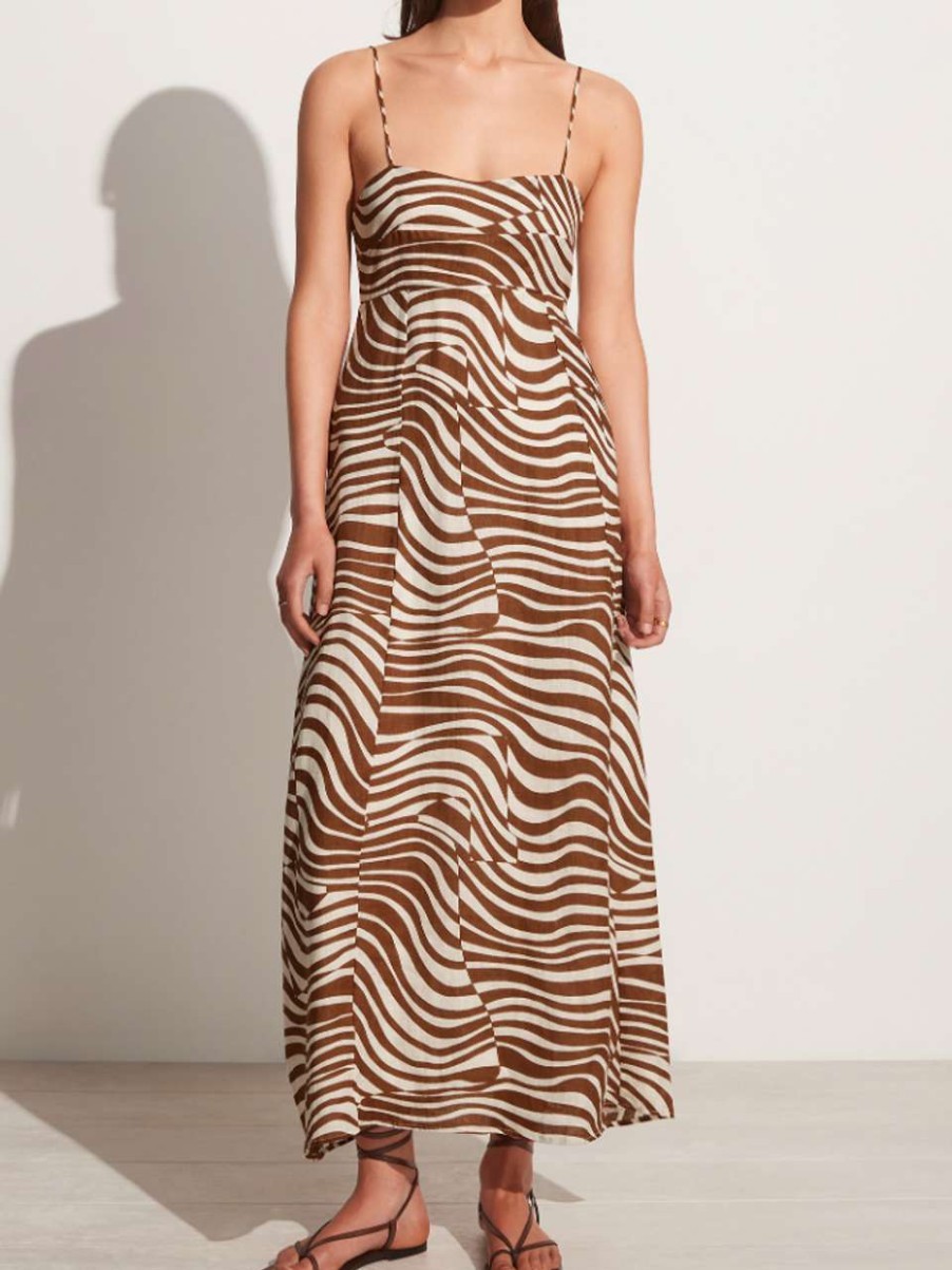 Clothing * | Sorso Midi Dress Faithfull The Brand Exclusive Sol Print