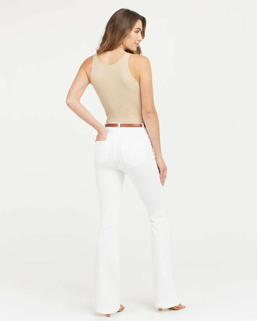 Clothing * | Flare Jeans Spanx Flash Sale White