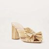 Shoes * | Penny Knot Mule Loeffler Randall Reliable Quality Gold