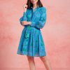 Clothing * | Hawai Dress Ro'S Garden Online Blue Jane