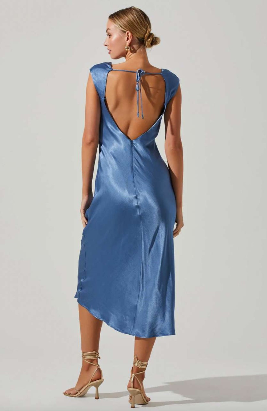 Clothing * | Makenna Dress Astr Top Sellers Blue