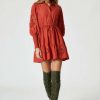 Clothing * | The Brooke Dress The Shirt Hot Sale Red