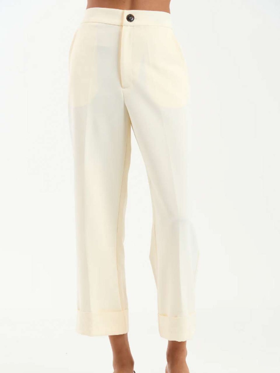 Clothing * | Carter Trousers Sundays Bargain Sale Ivory