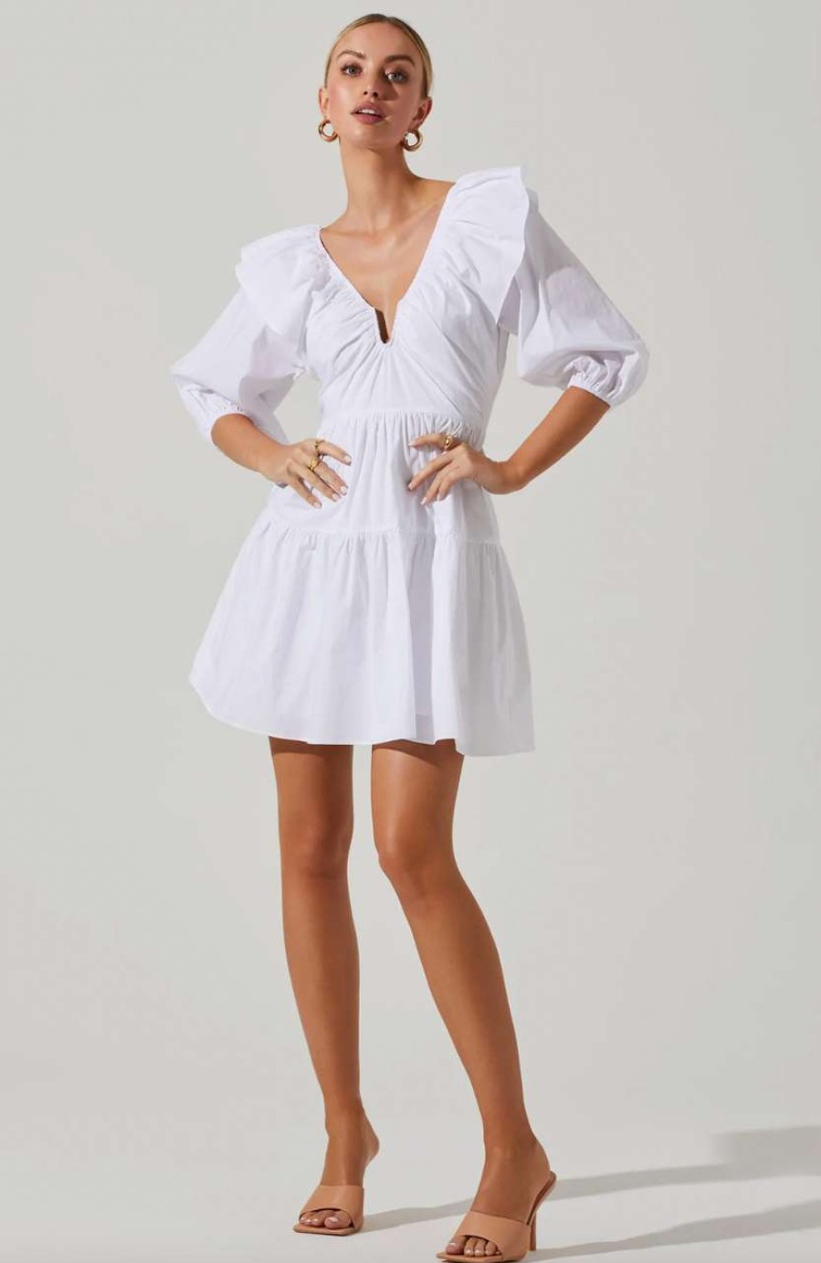 Clothing * | Nixi Dress Astr Bargain Sale White