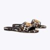 Shoes * | Eleanor Slide Tory Burch Bargain Sale Leopard