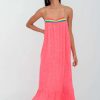 Clothing * | Braided Low Back Dress Pitusa Online Hot Pink