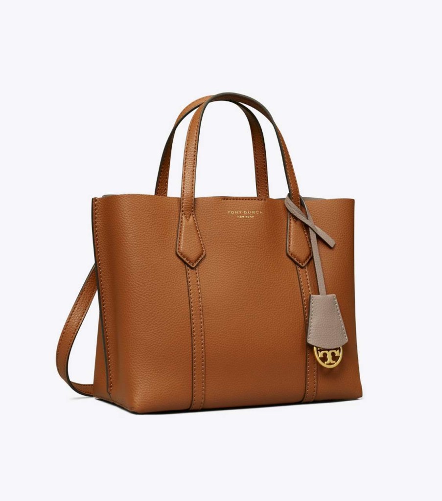 Accessories * | Perry Small Triple Compartment Tote Tory Burch Cheap Online Light Umber