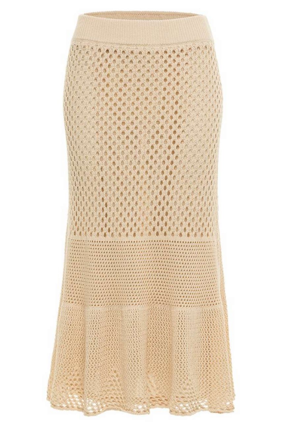 Clothing * | Alex Knit Skirt Anna Cate Collection Typical Style Nude