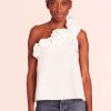 Clothing * | Hermosa Top Amanda Uprichard Cheap Online White