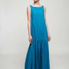 Clothing * | Drop Hem Maxi Dress Swf Online Blue Ii