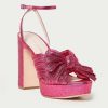 Shoes * | Natalia Platform Heel Loeffler Randall Bargain Sale Fuchsia