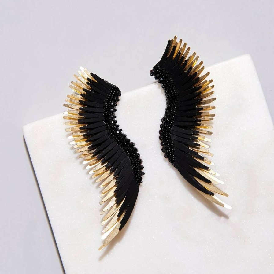 Accessories * | Madeline Earring Mignonne Gavigan Online Black/Gold