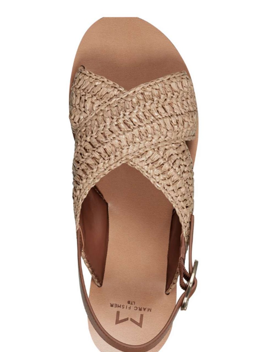 Shoes * | Lonnie Sandal Marc Fisher Best Sellers Medium Natural