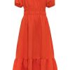 Clothing * | Bea Maxi Dress Anna Cate Collection Bargain Sale Hot Orange