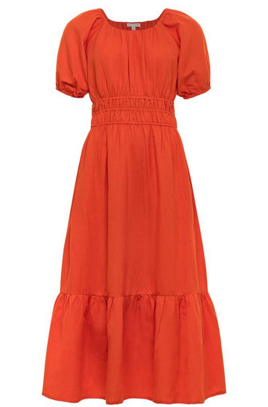 Clothing * | Bea Maxi Dress Anna Cate Collection Bargain Sale Hot Orange