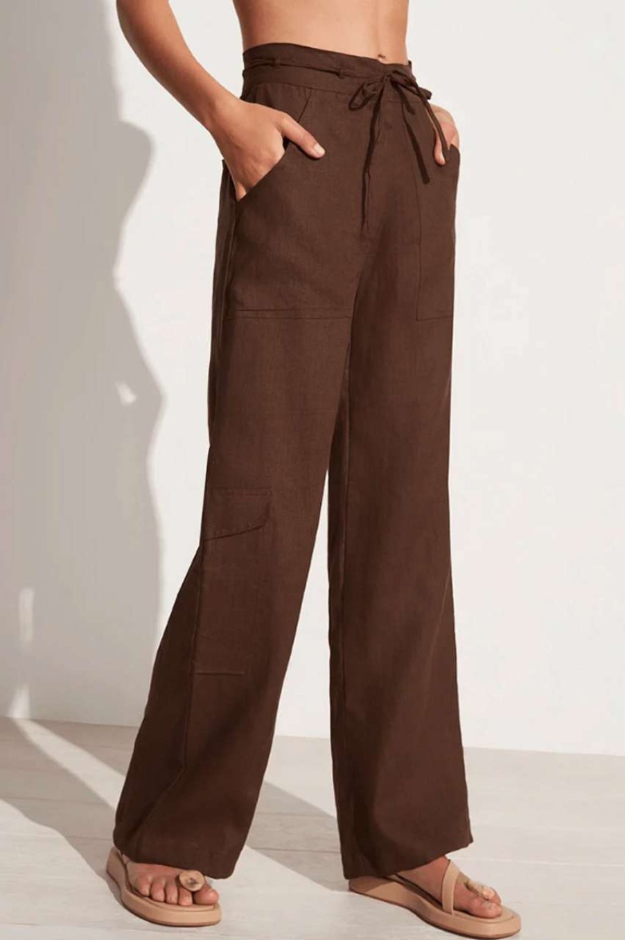 Clothing * | Relais Pants Faithfull The Brand Online Chocolate