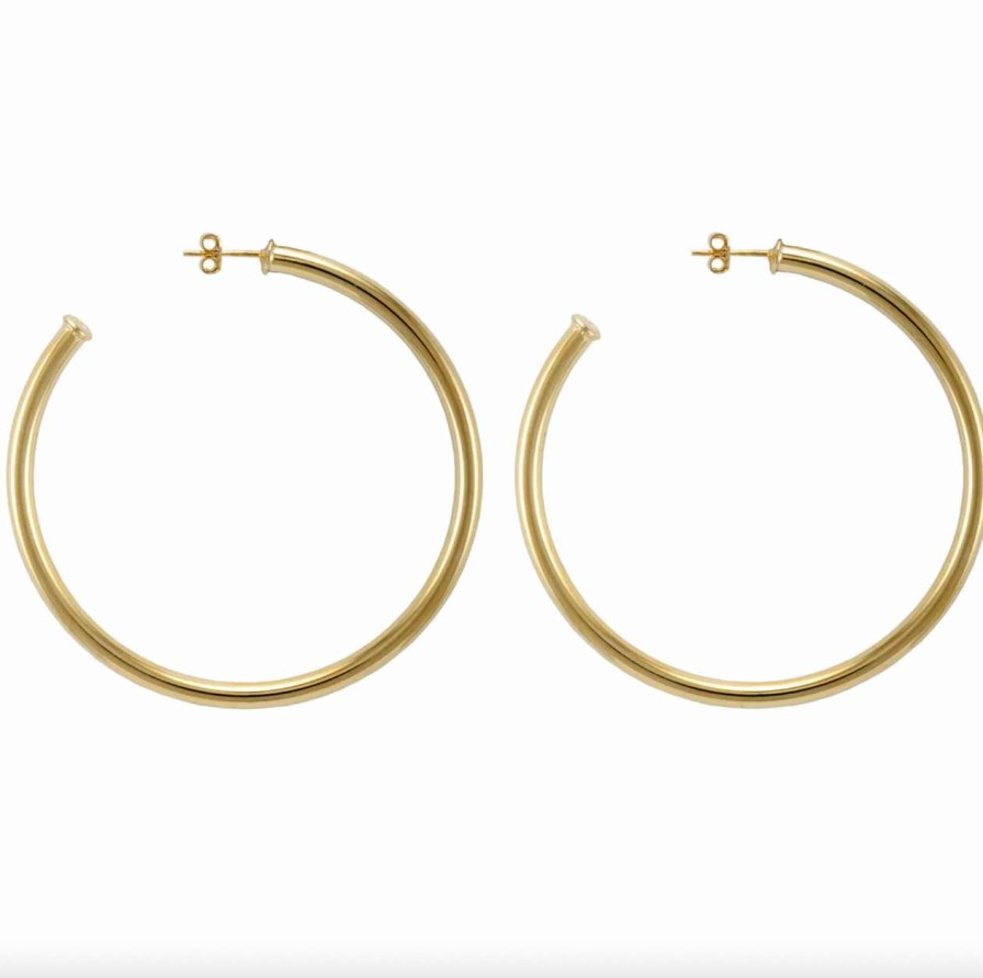 Accessories * | Polished Everybody'S Favorite Hoops Sheila Fajl Quality Guarantee Gold