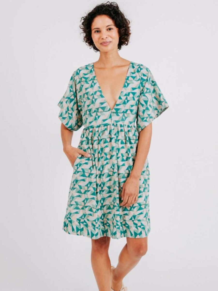 Clothing * | Sonoma Short Dress Mirth Excellent Quality Seaglass