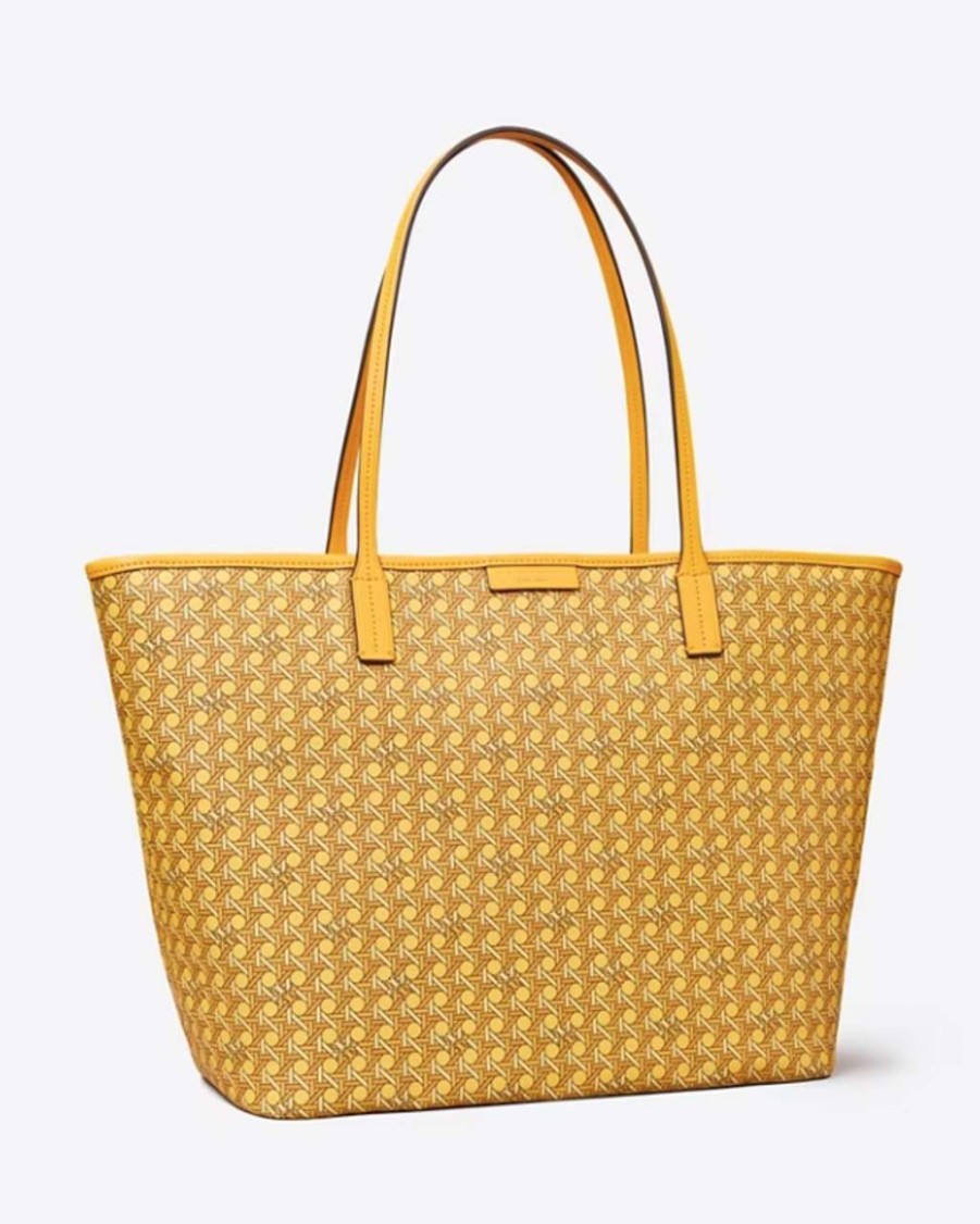 Accessories * | Ever-Ready Zip Tote Tory Burch Top Sell Sunset Glow