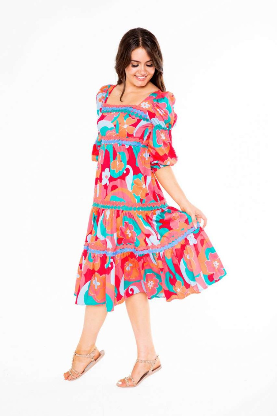 Clothing * | Mia Dress Alden Adair Typical Style Trippy