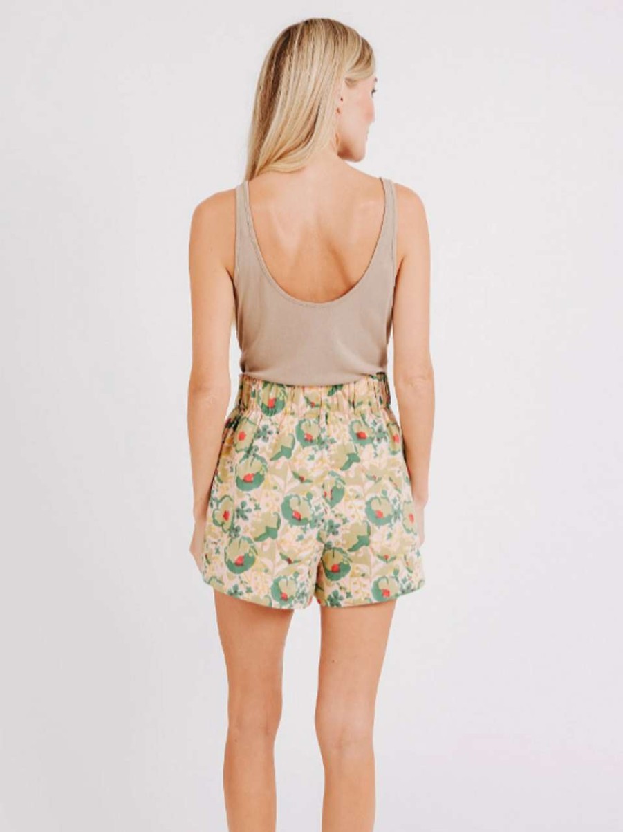 Clothing * | Track Shorts Mirth Top Sell Rose Bloom