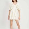 Clothing * | Avery Mini Dress En Saison Best Sellers Cream