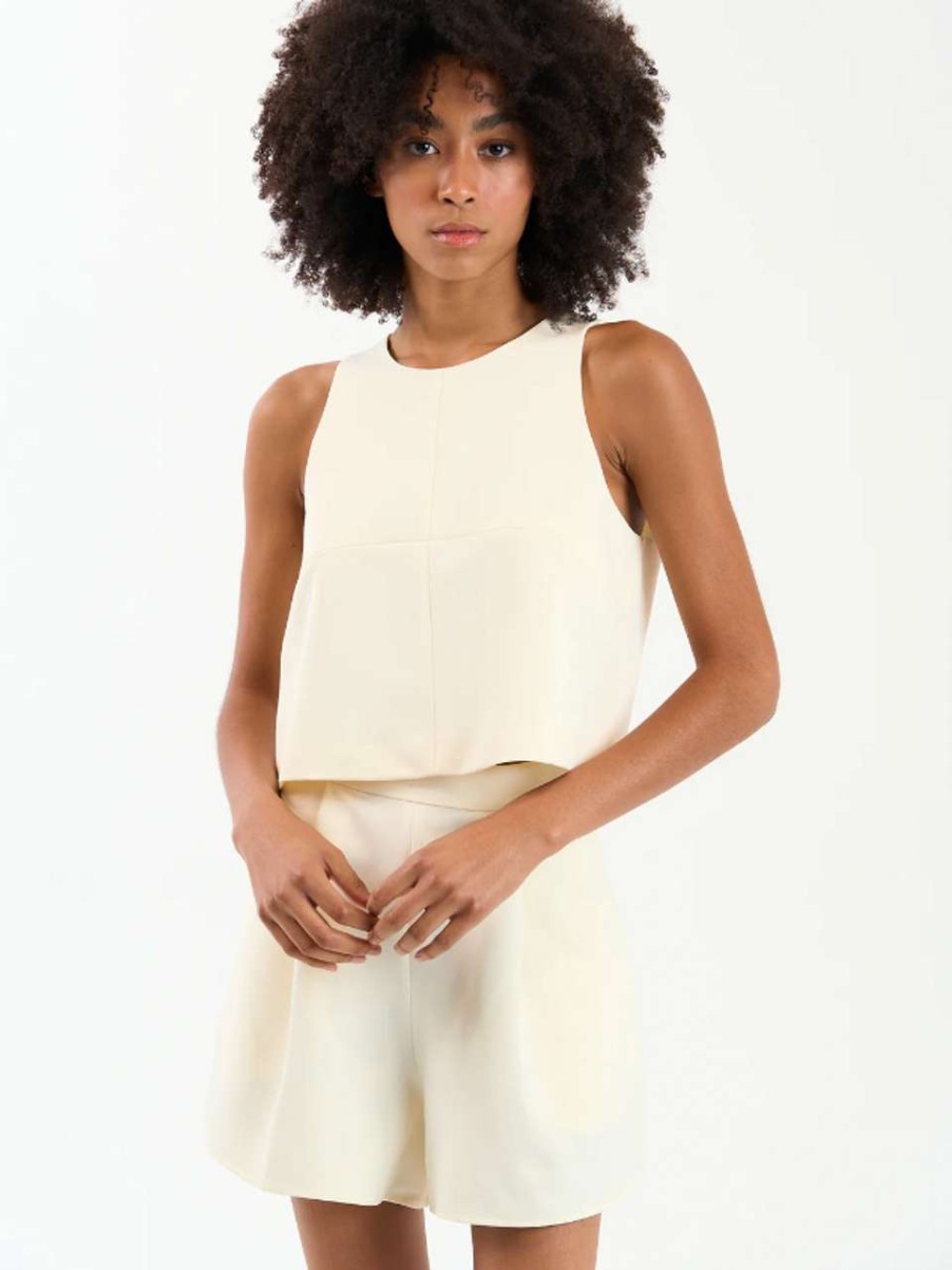 Clothing * | Rae Top Sundays Online Ivory