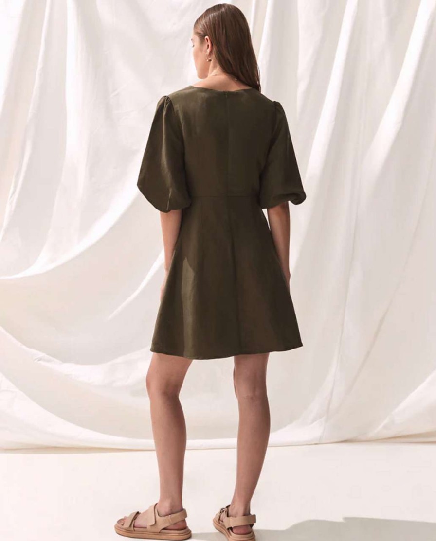 Clothing * | Bria Dress Sancia Shop Moss