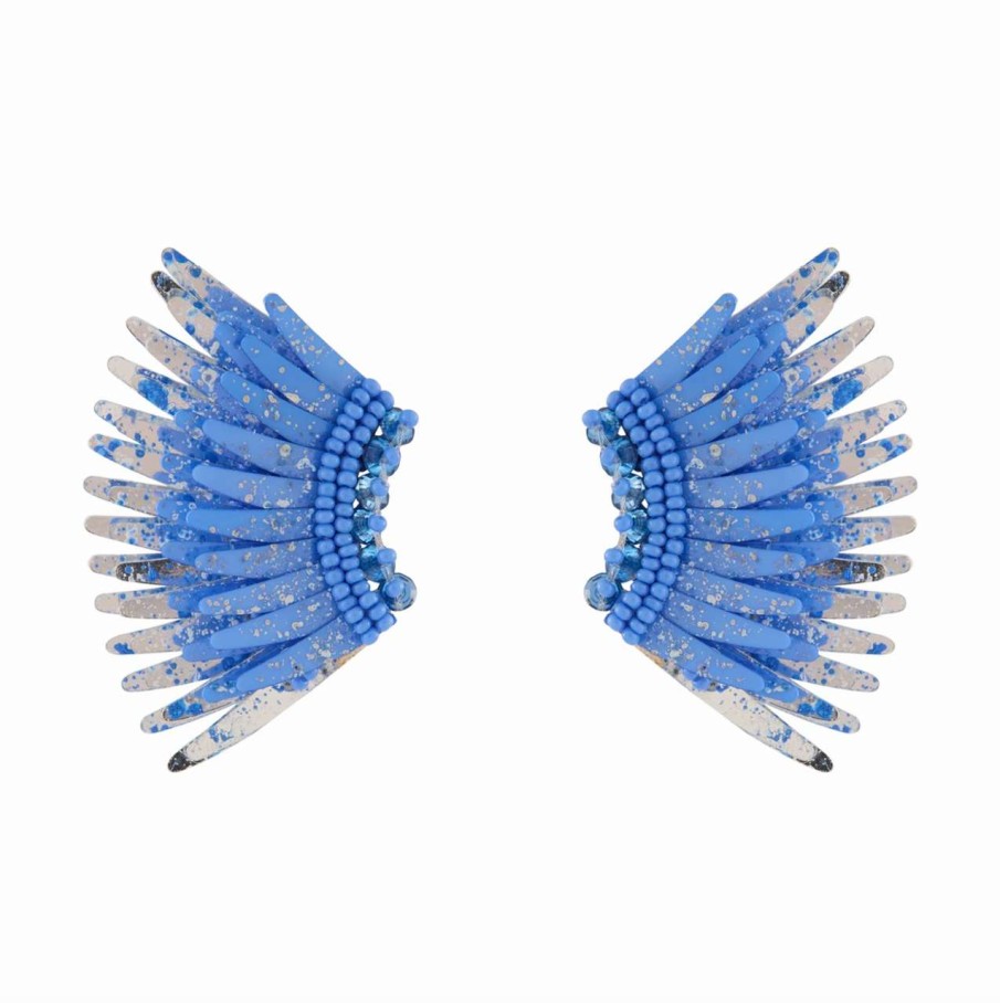 Accessories * | Mini Madeline Earrings Mignonne Gavigan Reliable Quality Blue Print