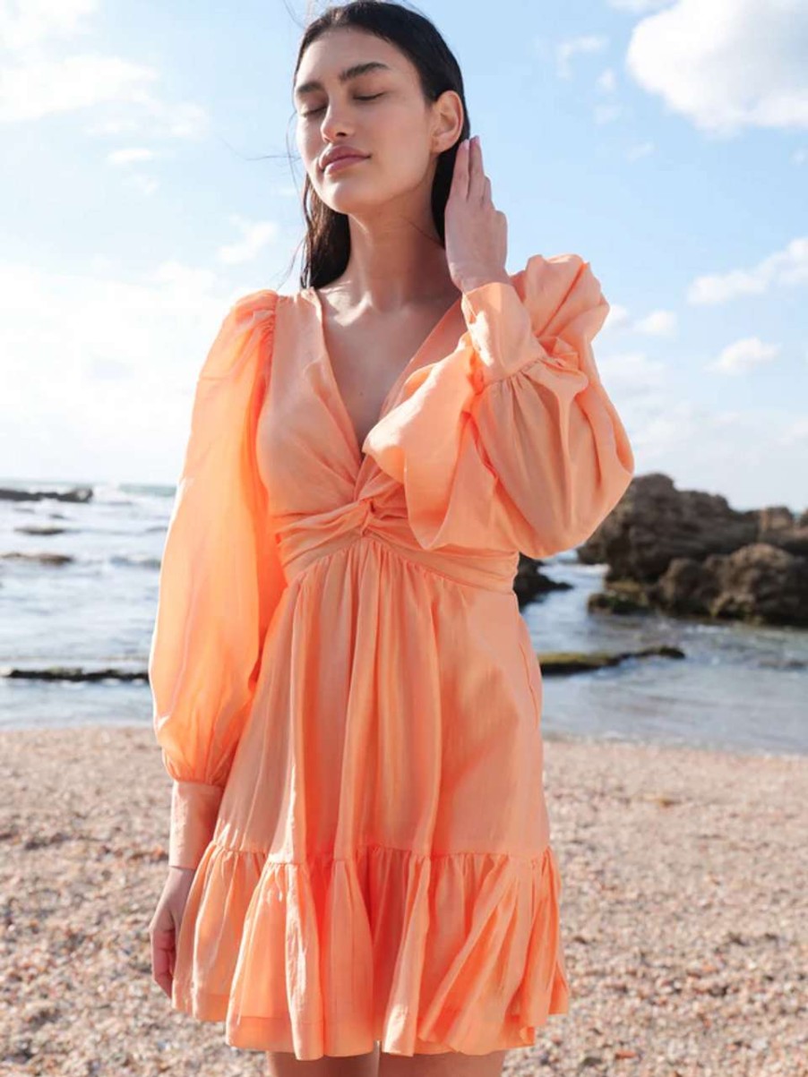 Clothing * | Andrea Dress Sabina Musayev Exclusive Peach