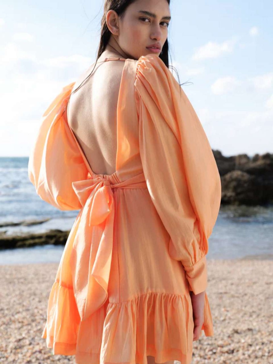 Clothing * | Andrea Dress Sabina Musayev Exclusive Peach