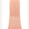 Clothing * | Alex Knit Skirt Anna Cate Collection Hot Sell Blush