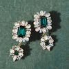 Accessories * | Grand Dame Earrings Loren Hope Shop Emerald