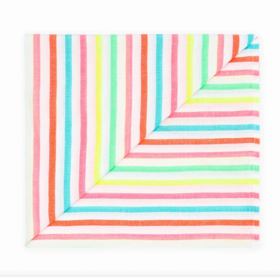 Accessories * | La Loua Beach Towel Las Bayadas New Neon