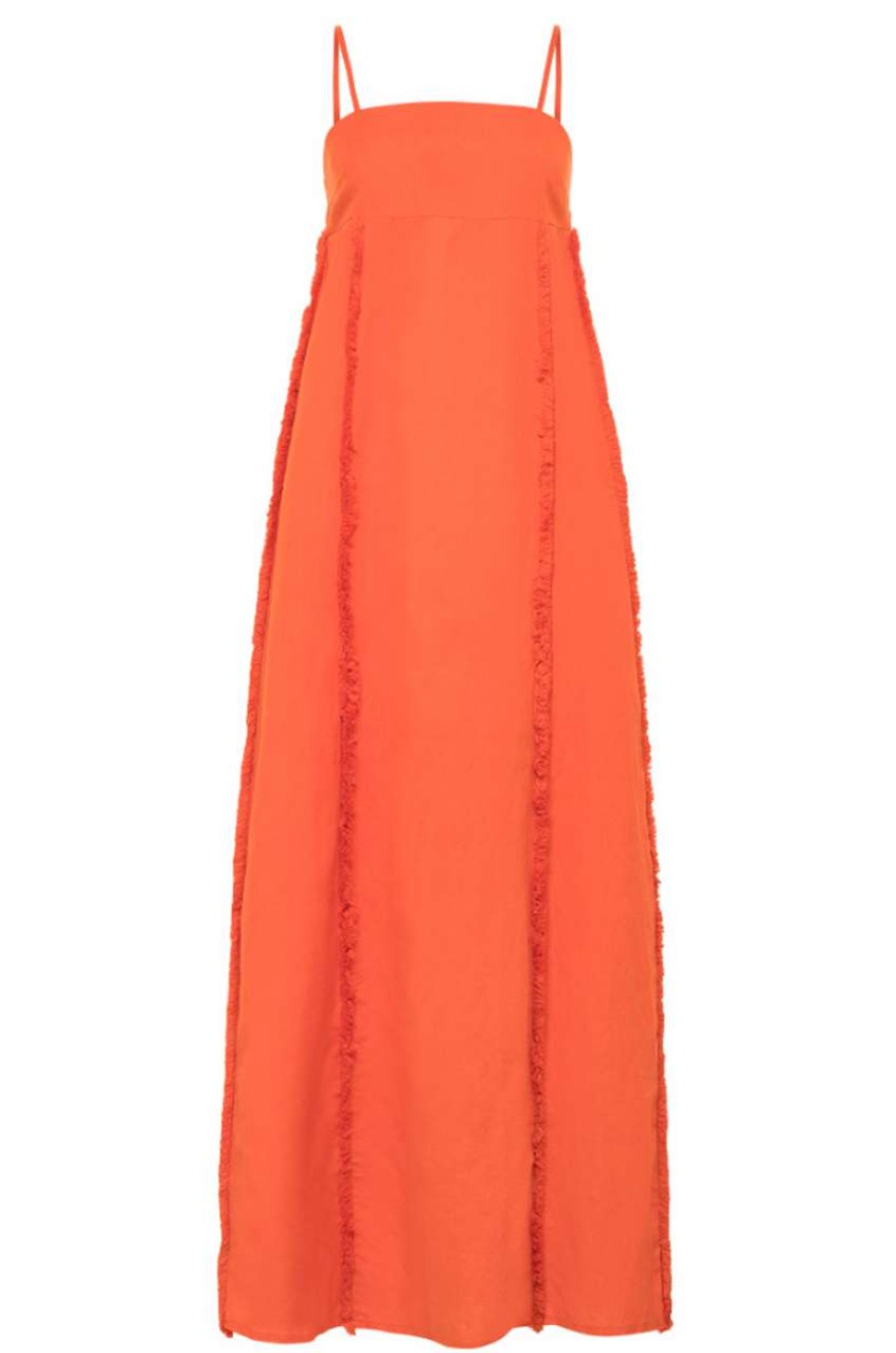 Clothing * | Collier Maxi Dress Anna Cate Collection Hot Sell Hot Orange