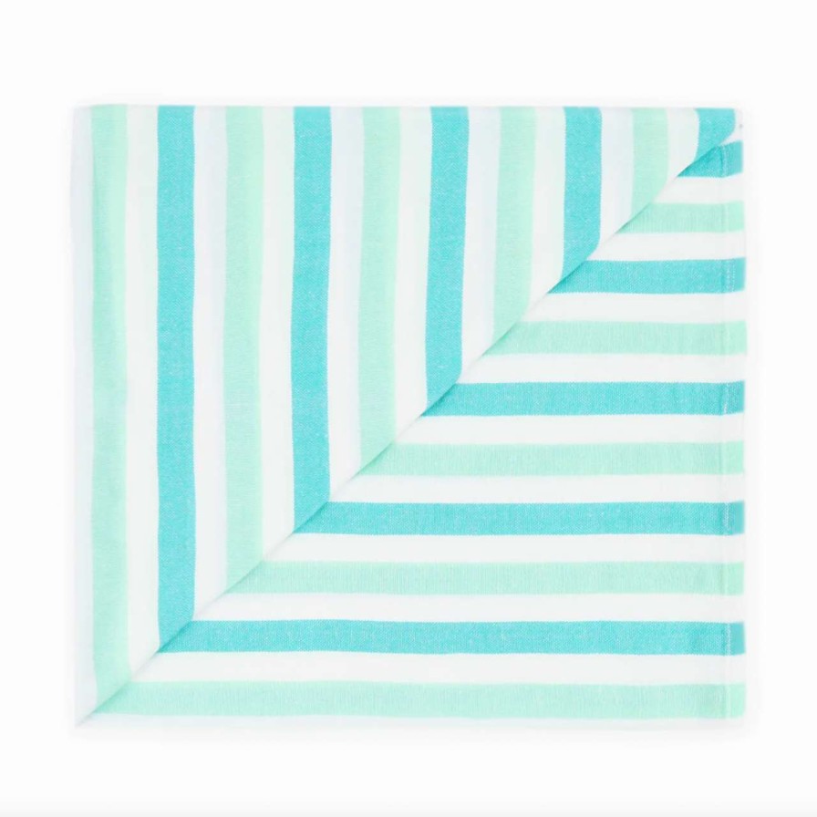 Accessories * | La Jade Beach Towel Las Bayadas Best Sellers Blue Green