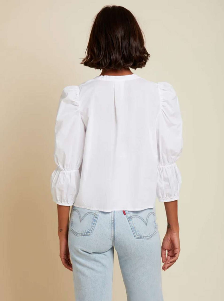 Clothing * | Geneva Romantic Top Nation Top Sell White