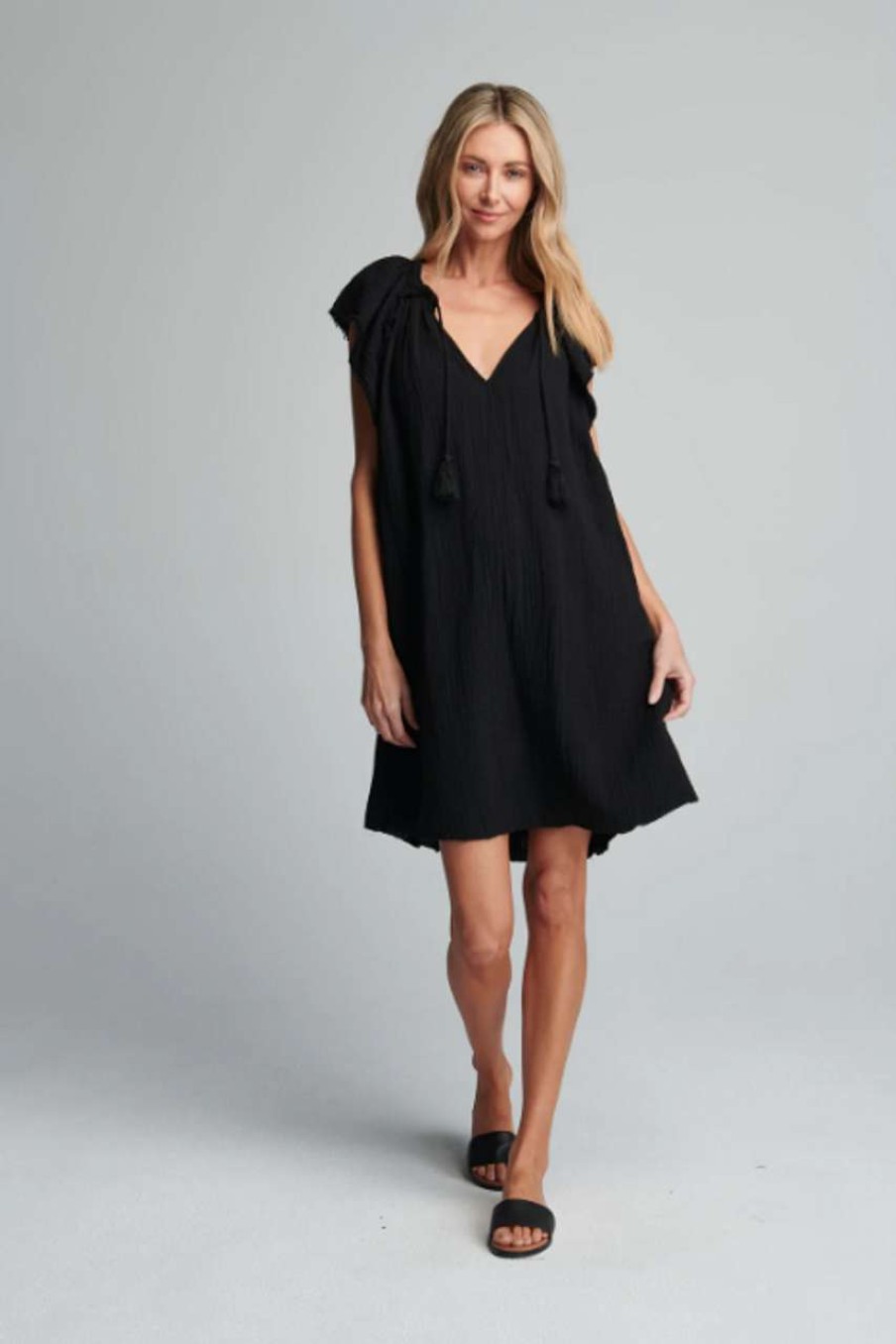 Clothing * | Copley Dress Sundays Online Black