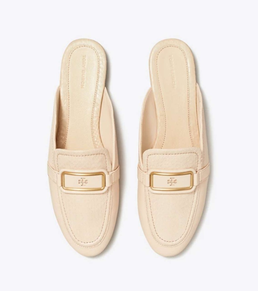 Shoes * | Georgia Backless Loafer Tory Burch Top Sell New Cream