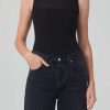 Clothing * | Kenzie Mesh Bodysuit Citizens Of Humanity Excellent Quality Black