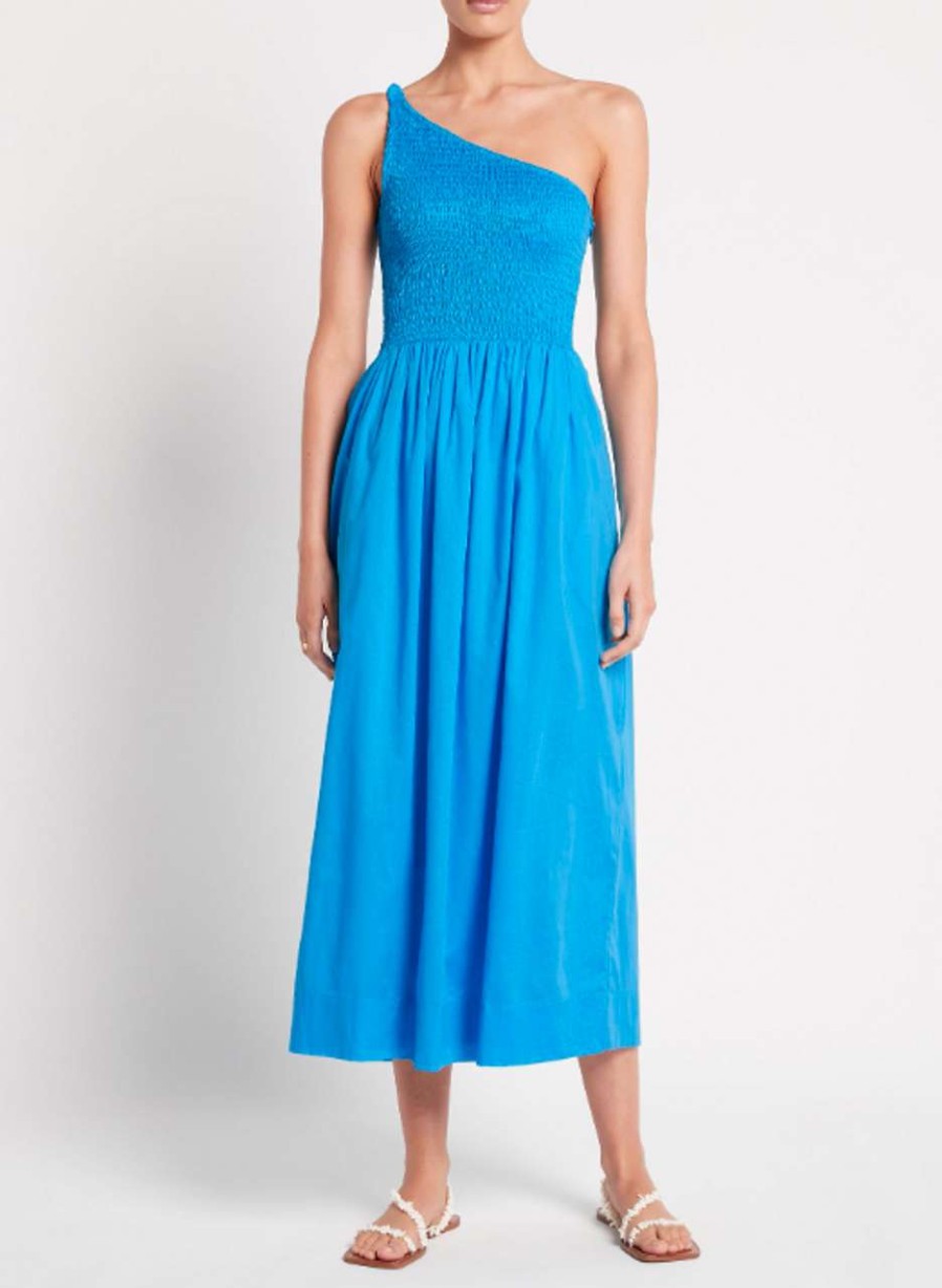 Clothing * | Khalani Midi Dress Faithfull The Brand Excellent Quality Turquoise