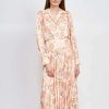 Clothing * | Risa Midi Dress En Saison Best Sellers Coral Multi