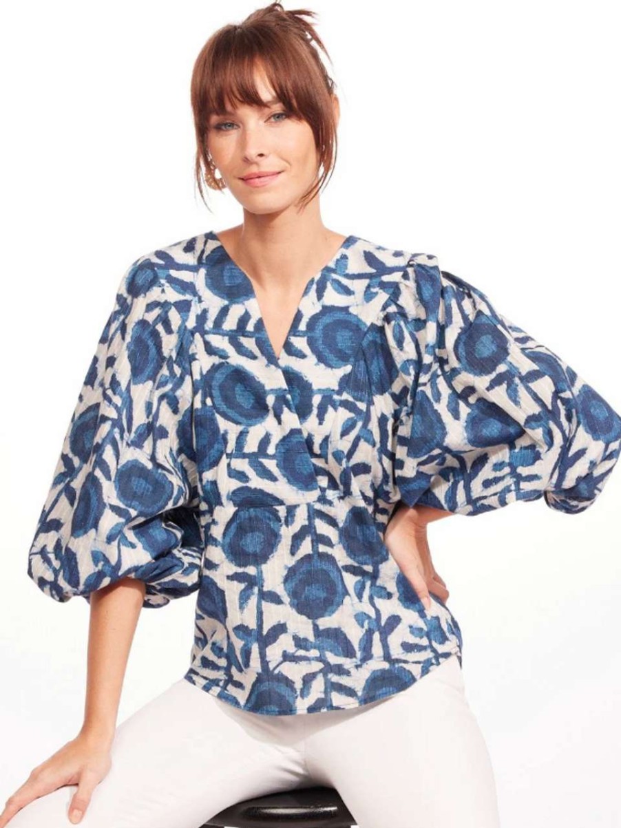 Clothing * | Roxy Top Eva Franco Best Sellers Contessa Bloom