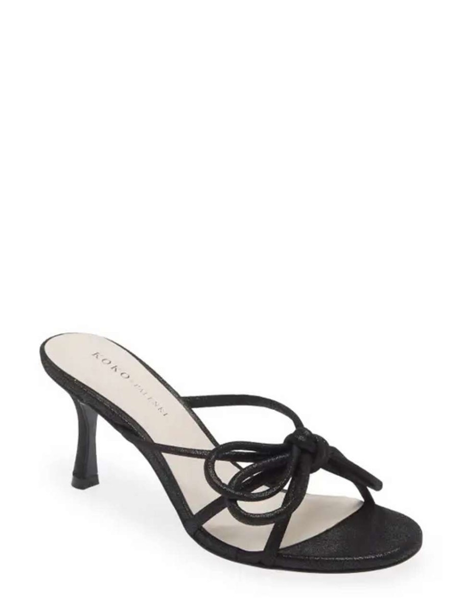 Shoes * | Barely Heel Koko + Palenki Online Sales Black Shimmer