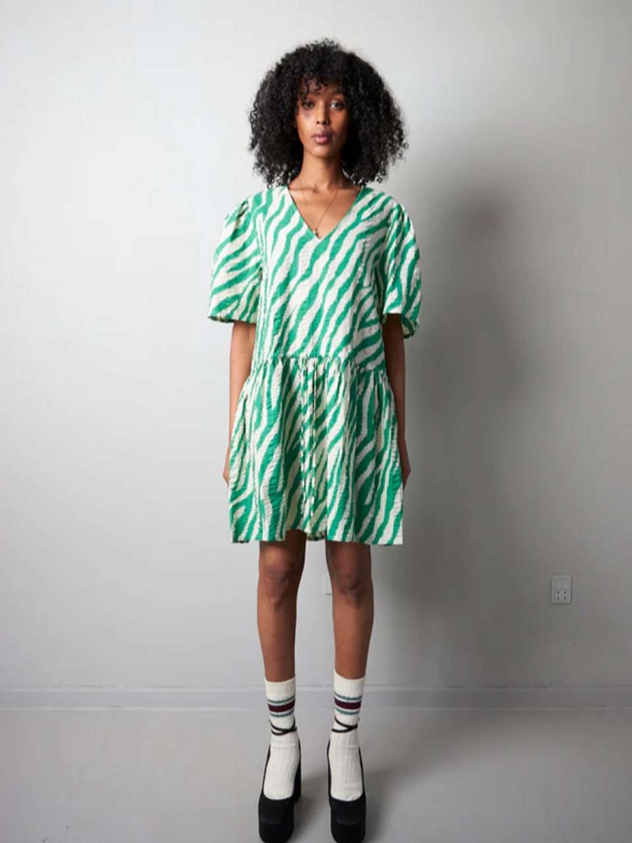 Clothing * | Luja My Dress Stella Nova Online Sales Green/Creme