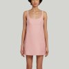 Clothing * | Grady Dress Amanda Uprichard Hot Sell Pink