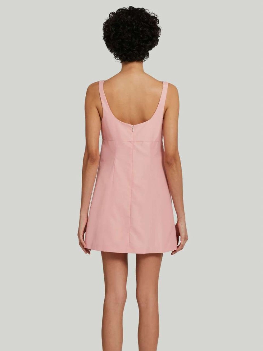 Clothing * | Grady Dress Amanda Uprichard Hot Sell Pink