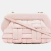 Accessories * | Bios Weaved Handbag Themoire Online Light Pink