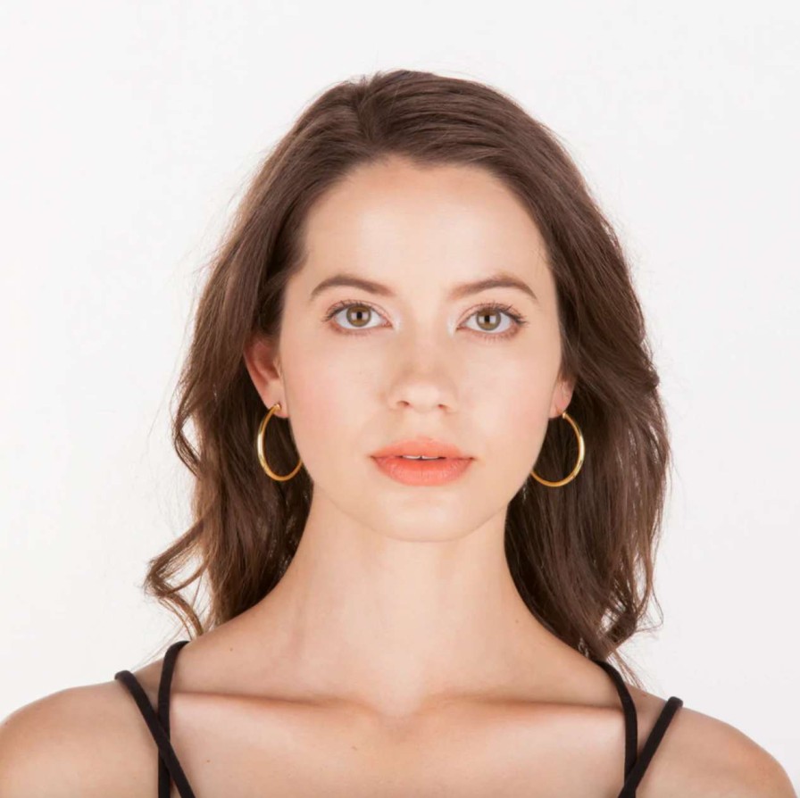 Accessories * | Petite Everybody'S Favorite Hoops Sheila Fajl Online Polished Gold