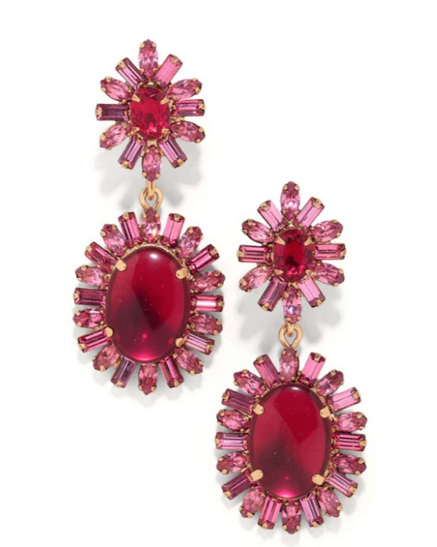 Accessories * | Statement Earring Loren Hope Bargain Sale Rose